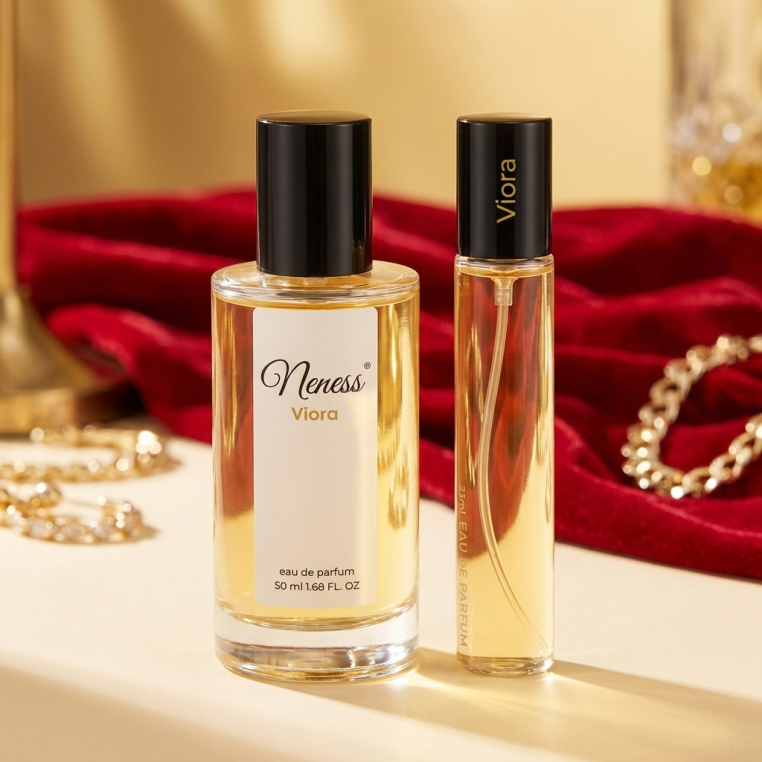 N320. Neness Viora - Zestaw 1+1: 50 ml + 33 ml | Podobne nuty: Jimmy Choo I Want Choo | Perfumy damskie | Francuskie Perfumy Lan