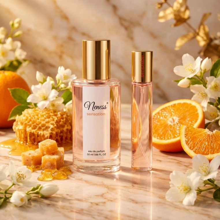 N136. Neness Sensation Zestaw - 50 ml + 33 ml | Podobne nuty: Jean Paul Gaultier Scandal | Perfumetki Damskie | Francuskie Perfu