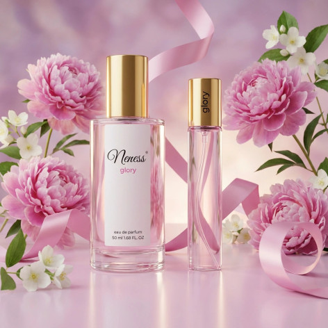 N204. Neness Glory Zestaw - 50 ml + 33 ml | Podobne nuty: Lancome Idole| Perfumetki Damskie | Francuskie Perfumy Lane