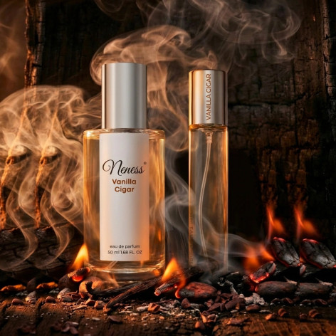 N254. Neness Vanilla Cigar - Zestaw 1+1: 50 ml + 33 ml | Podobne nuty: Tom Ford Tobacco Vanille | Perfumetki Unisex | Francuskie