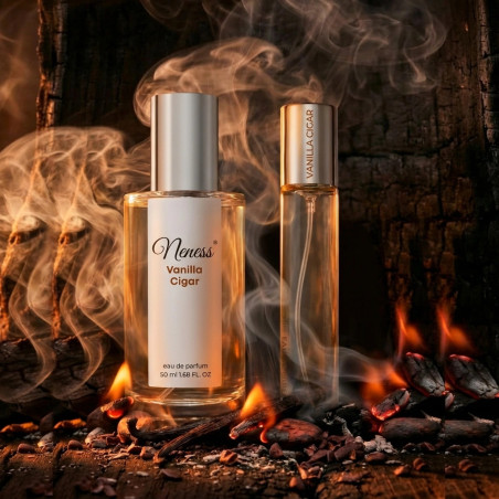 N254. Neness Vanilla Cigar - Zestaw 1+1: 50 ml + 33 ml | Podobne nuty: Tom Ford Tobacco Vanille | Perfumetki Unisex | Francuskie
