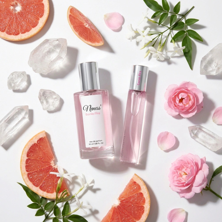 N066. Neness Sanio Fira - Zestaw 1+1: 50 ml + 33 ml | Podobne nuty: Coco Chanel Chance Eau Tendre | Perfumetki Damskie | Francus