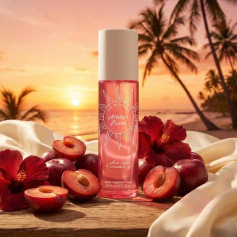 Sol de Verano Amber Plum | Podobne nuty zapachowe: Sol De Janeiro 40 | mgiełka zapachowa do ciała i włosów z Aloesem i witaminą