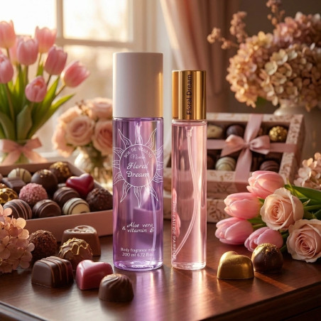 Floral Dream | Podobne nuty: Victoria's Secret Velvet Petals | 200ml + 33ml | Zestaw mgiełka + perfumetka