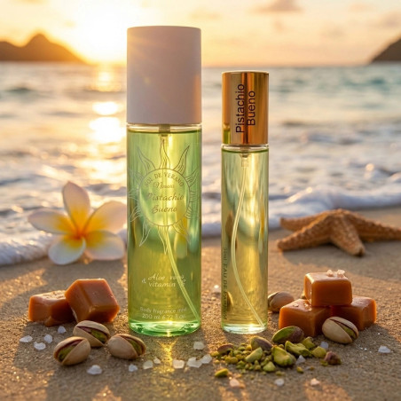 Pistachio Bueno | Podobne nuty: Sol de Janeiro 62 | 200ml + 33ml | Zestaw mgiełka + perfumetka