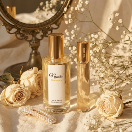 N057. Neness Five Stars Zestaw - 50 ml + 33 ml | Podobne nuty: Coco Chanel No. 5 | Perfumetki Damskie | Francuskie Perfumy Lane