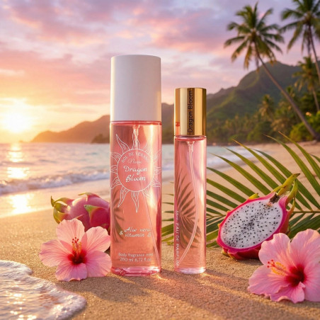 Dragon Bloom | Podobne nuty: Sol de Janeiro 68 | 200ml + 33ml | Zestaw mgiełka + perfumetka