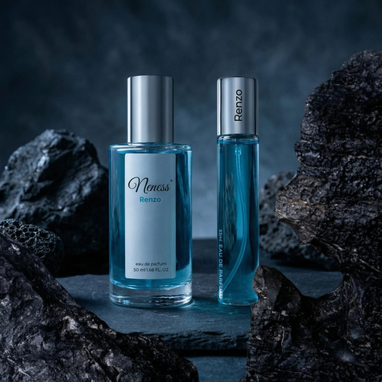 N059. Neness Renzo - Zestaw 1+1: 50 ml + 33 ml | Podobne nuty: Coco Chanel Bleu De Chanel | Perfumy Męskie | Francuskie P