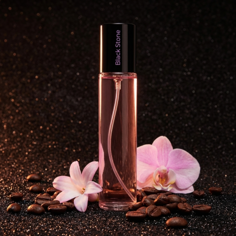 N199. Neness Black Stone | Podobne nuty: YSL Black Opıum | 33 ml | Perfumetki Damskie | Francuskie Perfumy Lane