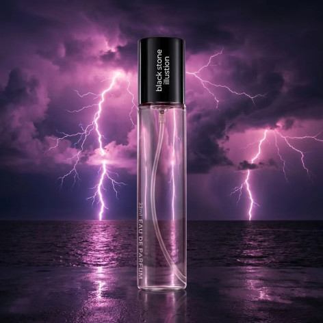 N215. Neness Black Stone Illusion | Podobne nuty: YSL Black Opium Storm Illusion | 33 ml | Perfumetki Damskie | Francuskie Perfu