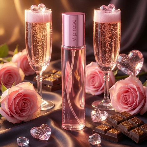N053. Neness VIP Rose | Podobne nuty: Carolina Herrera Vip Rose | 33 ml | Perfumetki Damskie | Francuskie Perfumy Lane