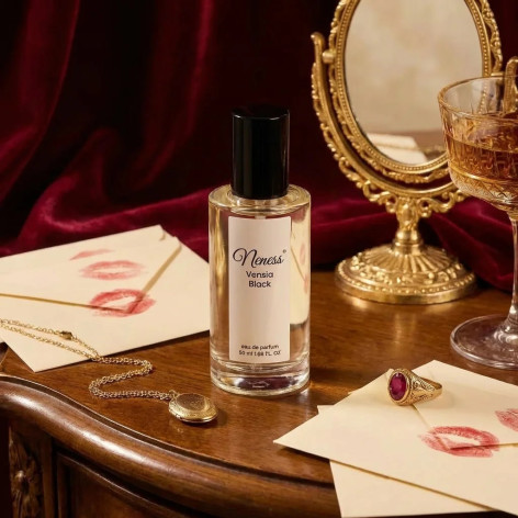 N460. Neness Vensia Black | Podobne nuty: Givenchy L'Interdit Absolu | 50 ml | Perfumetki Damskie | Francuskie Perfumy Lane