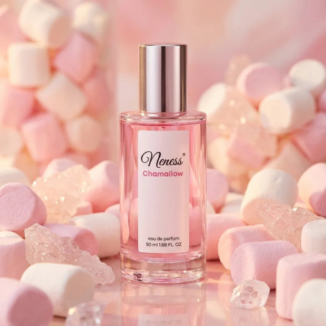 N438. Neness Chamallow | Podobne nuty: Kayali yum boujee Marshmallow 2024 | 50 ml | Perfumetki Damskie | Francuskie Perfumy Lane