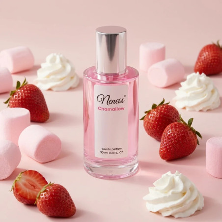 N438. Neness Chamallow | Podobne nuty: Kayali yum boujee Marshmallow 2024 | 50 ml | Perfumetki Damskie | Francuskie Perfumy Lane