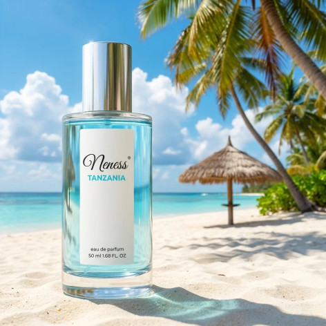 N445. Neness TANZANIA | Podobne nuty: Lattafa Asad Zanzibar | 50 ml | Perfumetki Męskie | Francuskie Perfumy Lane