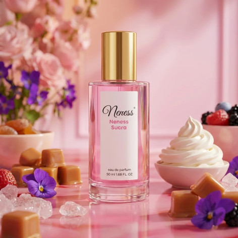 N437. Neness Sucra | Podobne nuty: Kayali Candy rock sugar | 50 ml | Perfumetki Damskie | Francuskie Perfumy Lane