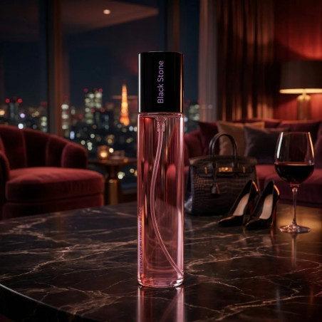 N199. Neness Black Stone | Podobne nuty: YSL Black Opıum | 33 ml | Perfumetki Damskie | Francuskie Perfumy Lane
