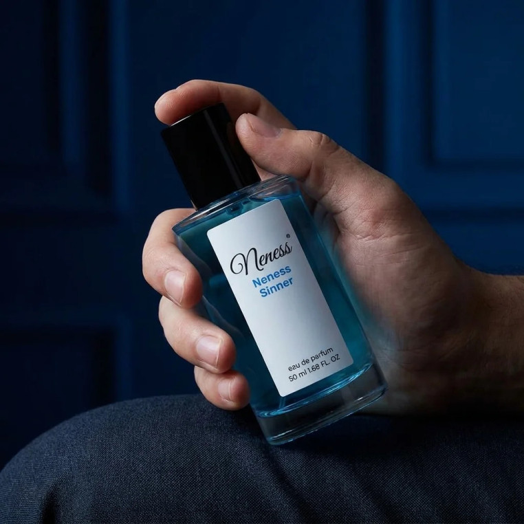 N207. Neness Sinner | Podobne nuty: Carolina Herrera Bad Boy | 50 ml | Perfumetki Męskie | Francuskie Perfumy Lane