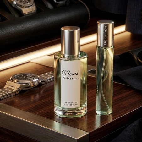 N086. Neness Divine Man - Zestaw 1+1: 50 ml + 33 ml | Podobne nuty: Creed Aventus | Perfumetki Męskie | Francuskie Perfumy Lane