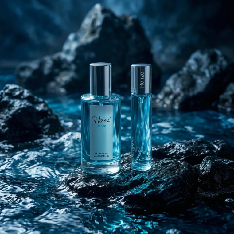 N059. Neness Renzo - Zestaw 1+1: 50 ml + 33 ml | Podobne nuty: Coco Chanel Bleu De Chanel | Perfumy Męskie | Francuskie P