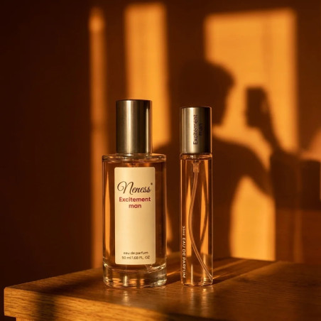 N085. Neness Excitement Man - Zestaw 1+1: 50 ml + 33 ml | Podobne nuty: Calvin Klein Euphoria | Perfumy Męskie | Francuskie Perf