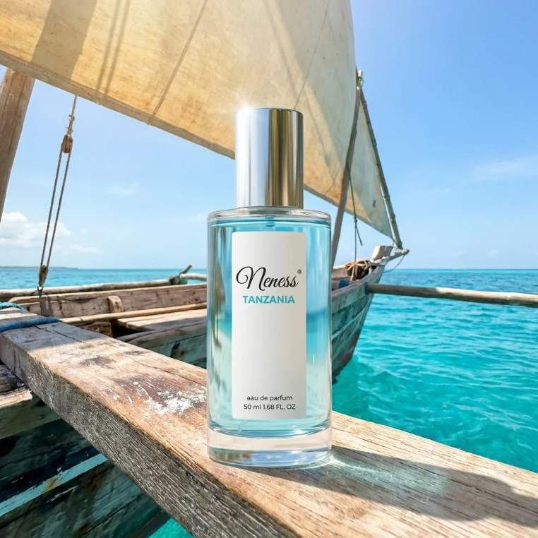 N445. Neness TANZANIA | Podobne nuty: Lattafa Asad Zanzibar | 50 ml | Perfumetki Męskie | Francuskie Perfumy Lane