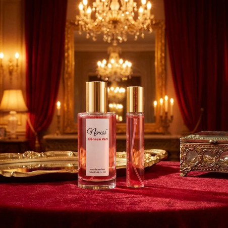 N201. Nenessi RED - Zestaw 1+1: 50 ml + 33 ml | Podobne nuty: Giorgio Armani Si Passione | Perfumy Damskie | Francuskie Perfumy 