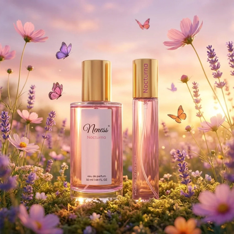 N458. Neness Nocturna Zestaw 50ml + 33ml | Podobne nuty: Carolina Herrera LA BOMBA | Perfumetki Damskie | Francuskie Perfumy