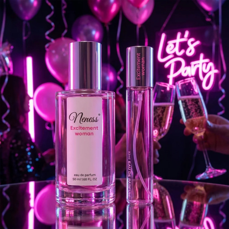 N084. Neness Excitement Woman - Zestaw 1+1: 50 ml + 33 ml | Podobne nuty: Calvin Klein Euphoria | Perfumy Damskie | Francuskie P