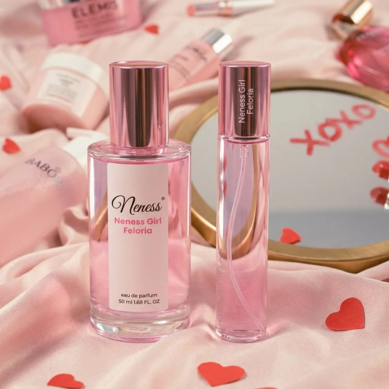 N278. Neness Neness Girl Feloria - Zestaw 1+1: 50 ml + 33 ml | Podobne nuty: Carolina Herrera Good Girl Blush | Perfumy Damskie 
