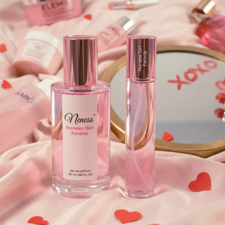 N278. Neness Neness Girl Feloria - Zestaw 1+1: 50 ml + 33 ml | Podobne nuty: Carolina Herrera Good Girl Blush | Perfumy Damskie 