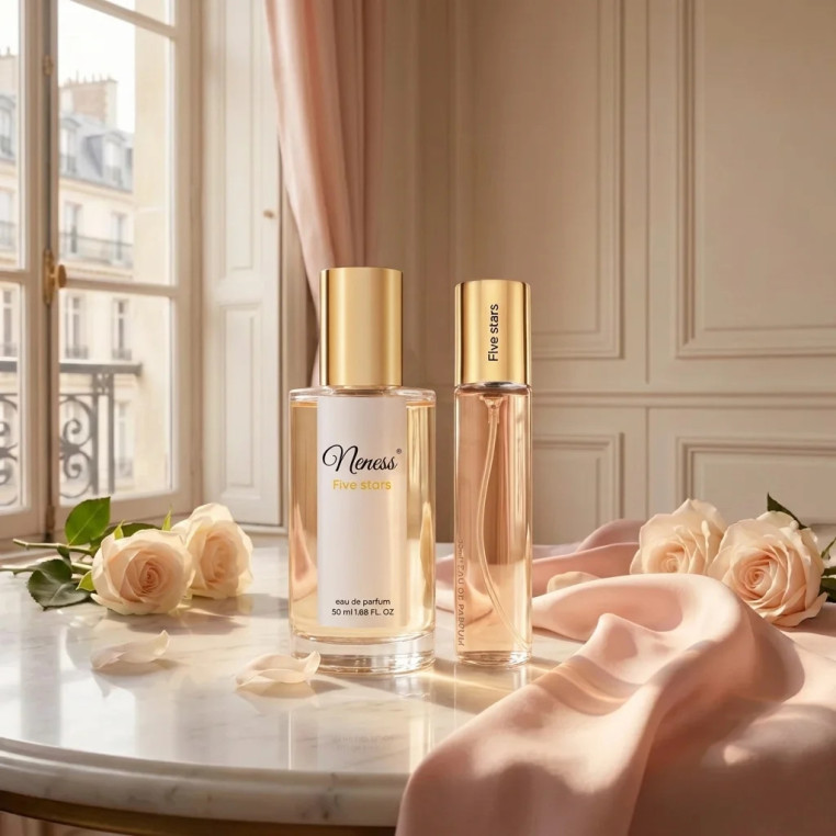 N057. Neness Five Stars Zestaw - 50 ml + 33 ml | Podobne nuty: Coco Chanel No. 5 | Perfumetki Damskie | Francuskie Perfumy Lane
