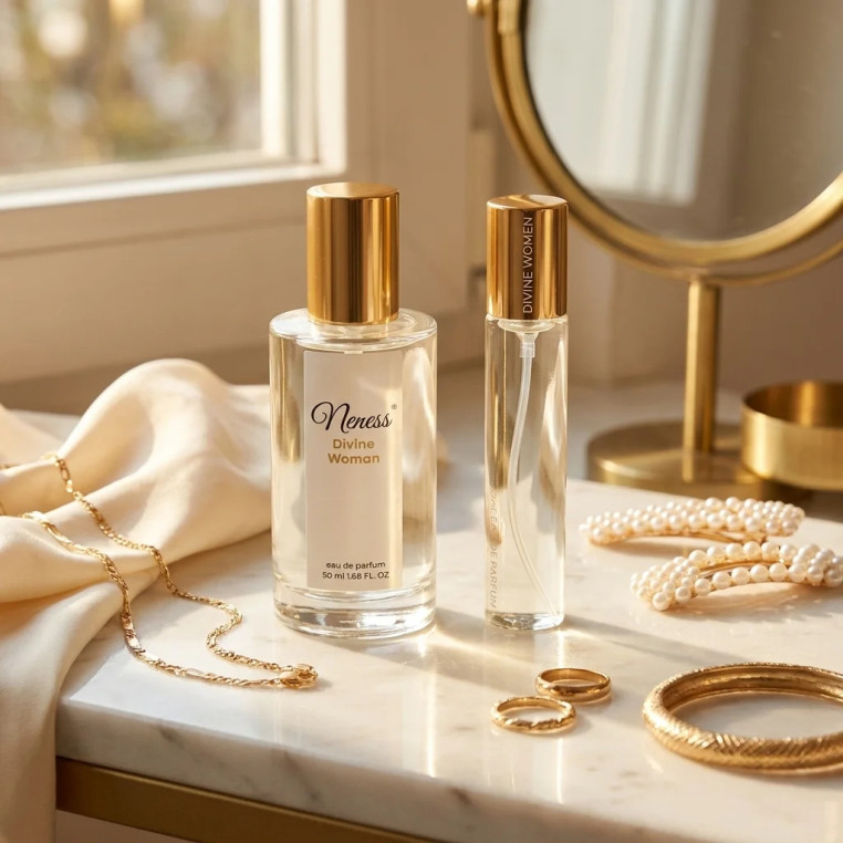 N258. Neness Divine Woman - Zestaw 1+1: 50 ml + 33 ml | Podobne nuty: Creed Aventus For Her | Perfumetki Damskie | Francuskie Pe