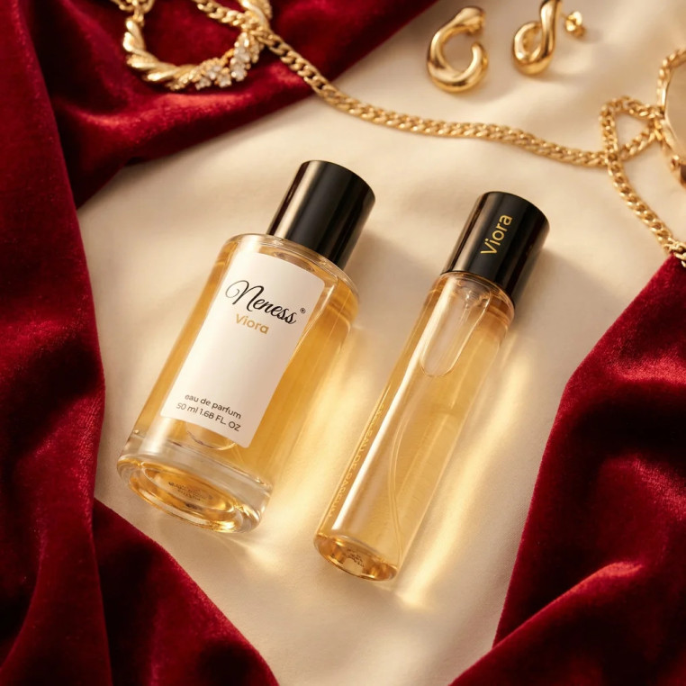 N320. Neness Viora - Zestaw 1+1: 50 ml + 33 ml | Podobne nuty: Jimmy Choo I Want Choo | Perfumy damskie | Francuskie Perfumy Lan