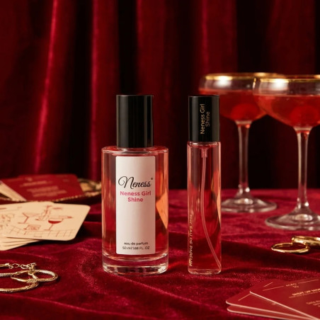 N329. Neness Girl Shine - Zestaw 1+1: 50 ml + 33 ml | Podobne nuty: Carolina Herrera Very Good Girl Glam | Perfumy damski