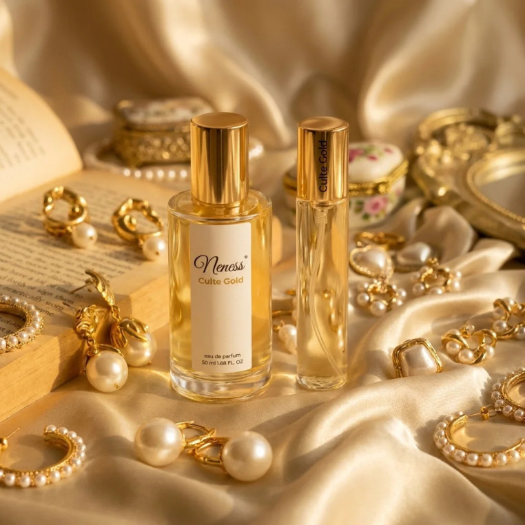 N326. Neness Culte Gold - Zestaw 1+1: 50 ml + 33 ml | Podobne nuty: Dior Jadore L'Or | Perfumy damskie | Francuskie Perfumy Lane