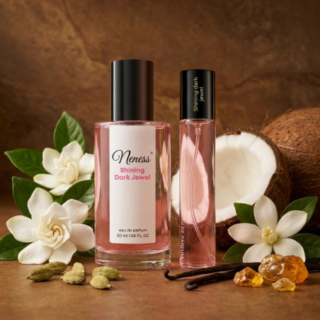 N191. Neness Shining Dark Jewel - Zestaw 1+1: 50 ml + 33 ml | Podobne nuty: Versace Crystal Noir | Perfumetki Damskie | Francusk
