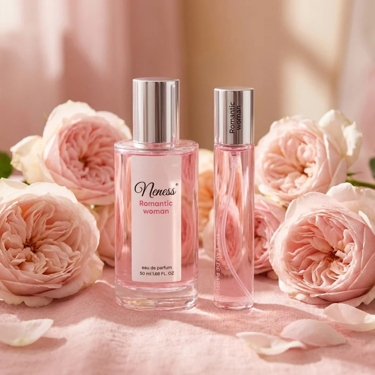 N089. Neness Romantic Woman - Zestaw 1+1: 50 ml + 33 ml | Podobne nuty: Chloe  Chloe  | Perfumetki Damskie | Francuskie Perfumy 