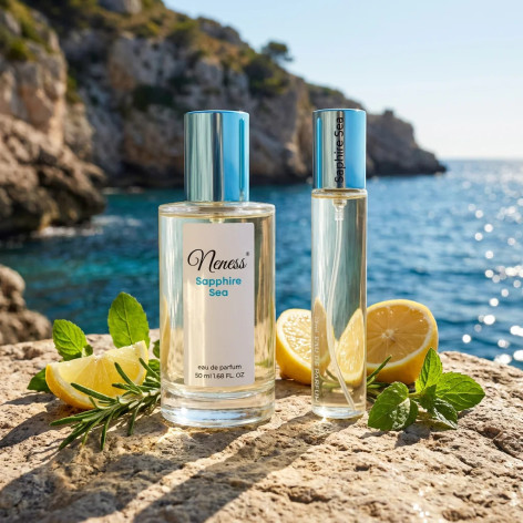 N092. Neness Sapphire Sea - Zestaw 1+1: 50 ml + 33 ml | Podobne nuty: Dolce & Gabbana Light Blue | Perfumy Damskie | Francuskie 