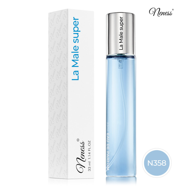 N358. Neness La Male Super | Podobne nuty: Jean Paul Gaultier Ultra Male | 33 ml | Perfumetki Damskie | Francuskie Perfumy Lane