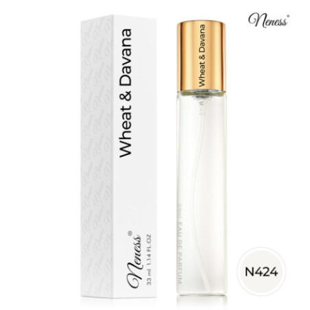 N424. Neness Wheat & Davana | Podobne nuty: By Kilian Old Fashioned | 33 ml | Perfumetki Damskie | Francuskie Perfumy Lane