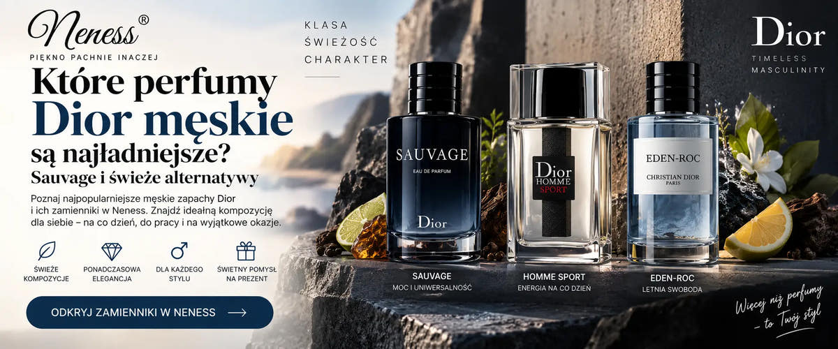 Które perfumy Dior męskie są najładniejsze? Sauvage i świeże alternatywy