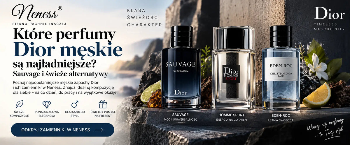Które perfumy Dior męskie są najładniejsze? Sauvage i świeże alternatywy