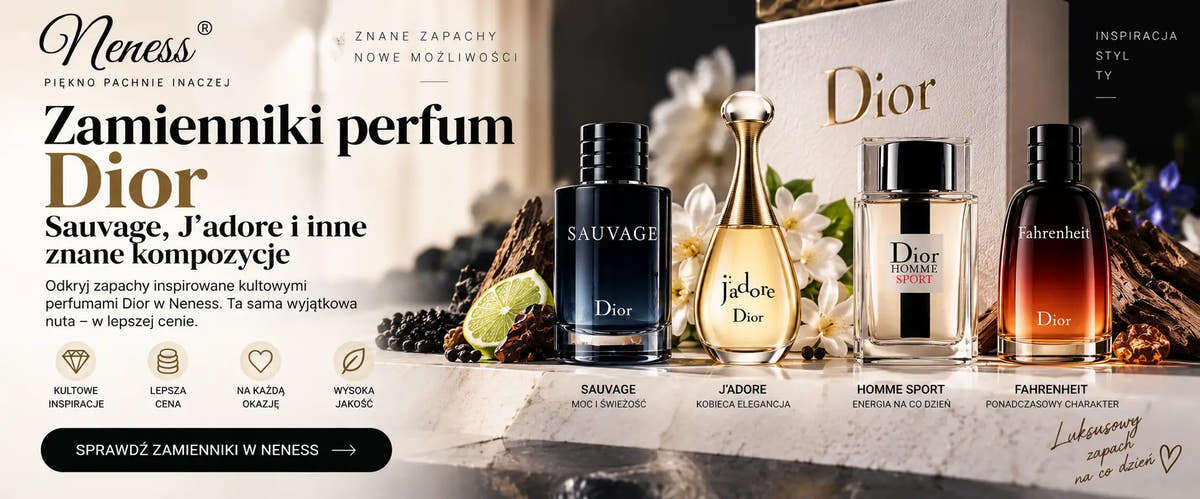 Zamienniki perfum Dior: Sauvage, J’adore i inne znane kompozycje