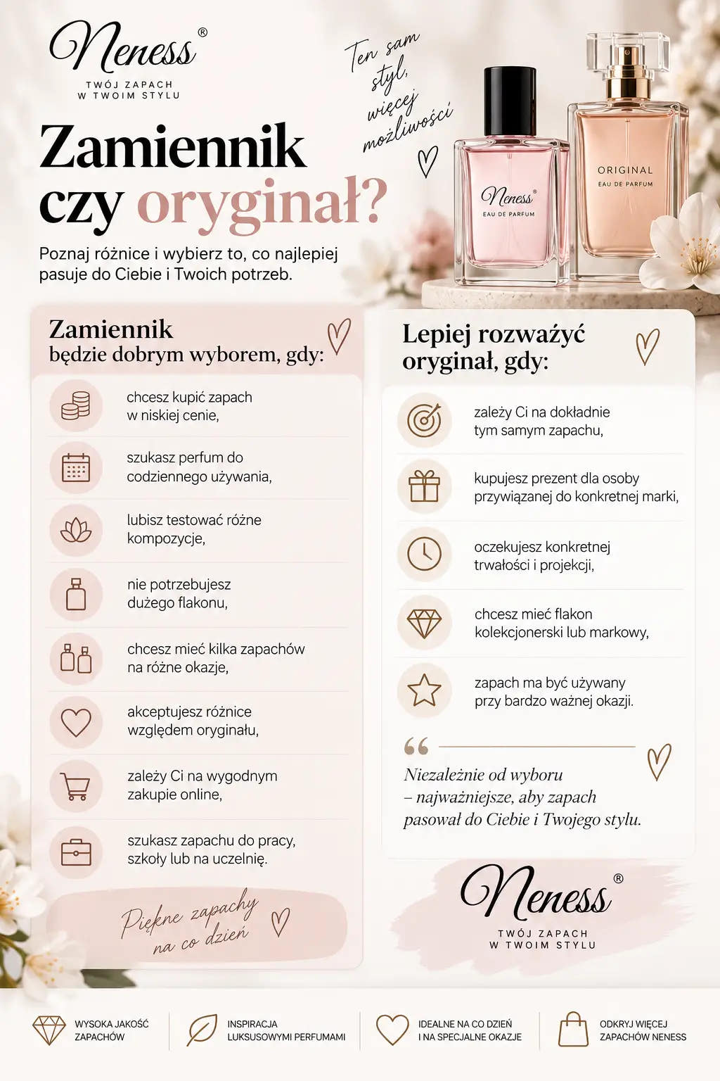 Kiedy warto wybrać zamiennik perfum do 50 zł