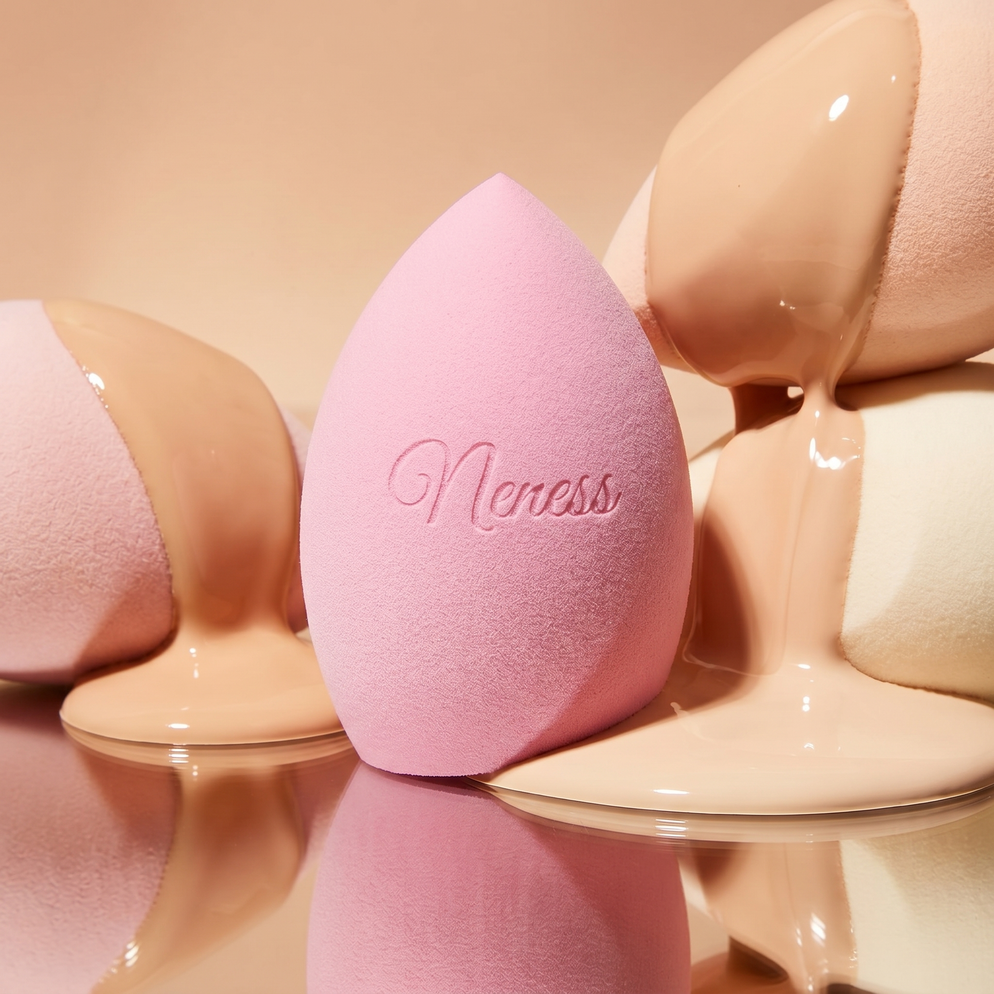 Duża Gąbka do makijażu Neness Makeup Blender 6 cm