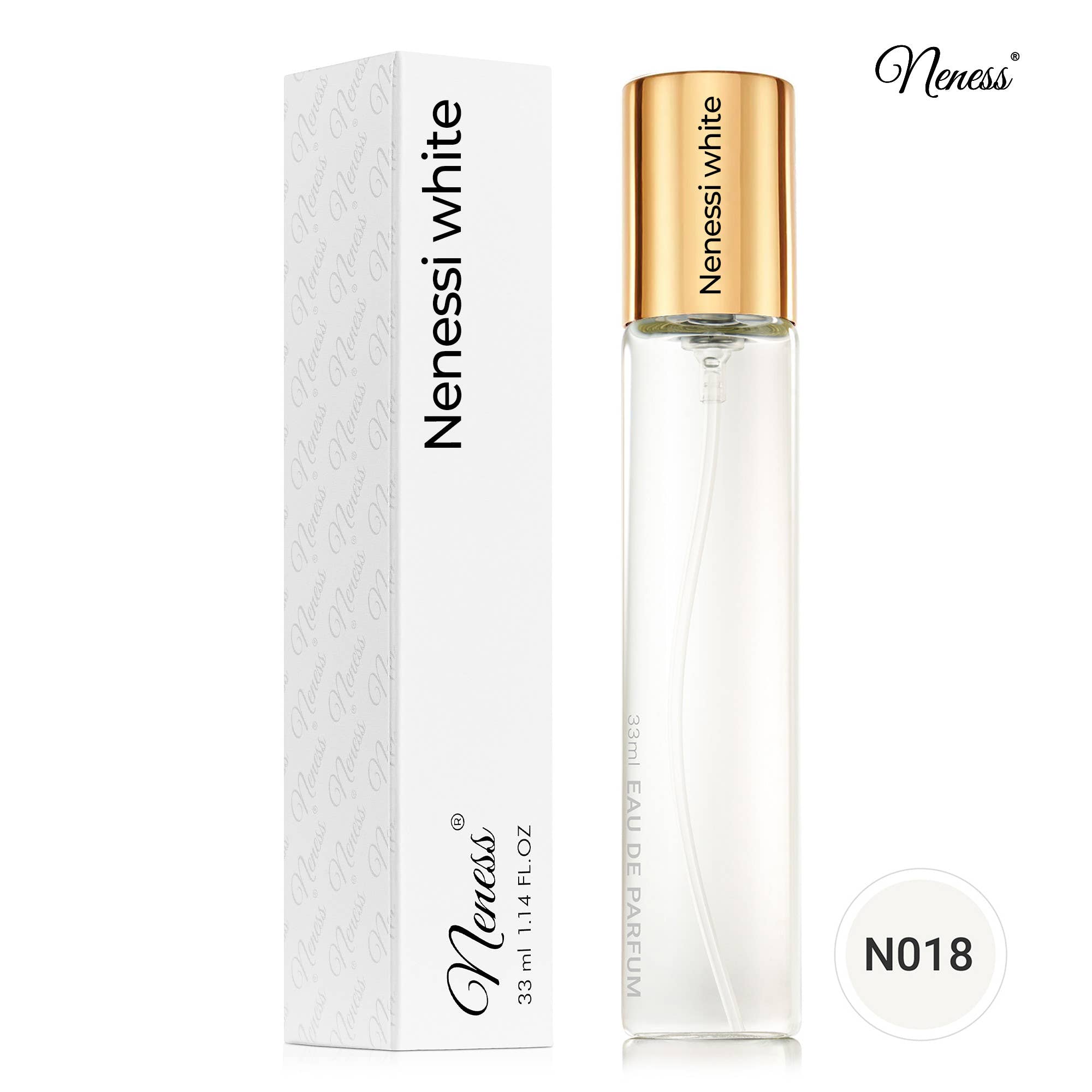 N018 - Nenessi White 33 ml - zamiennik Giorgio Armani Si White