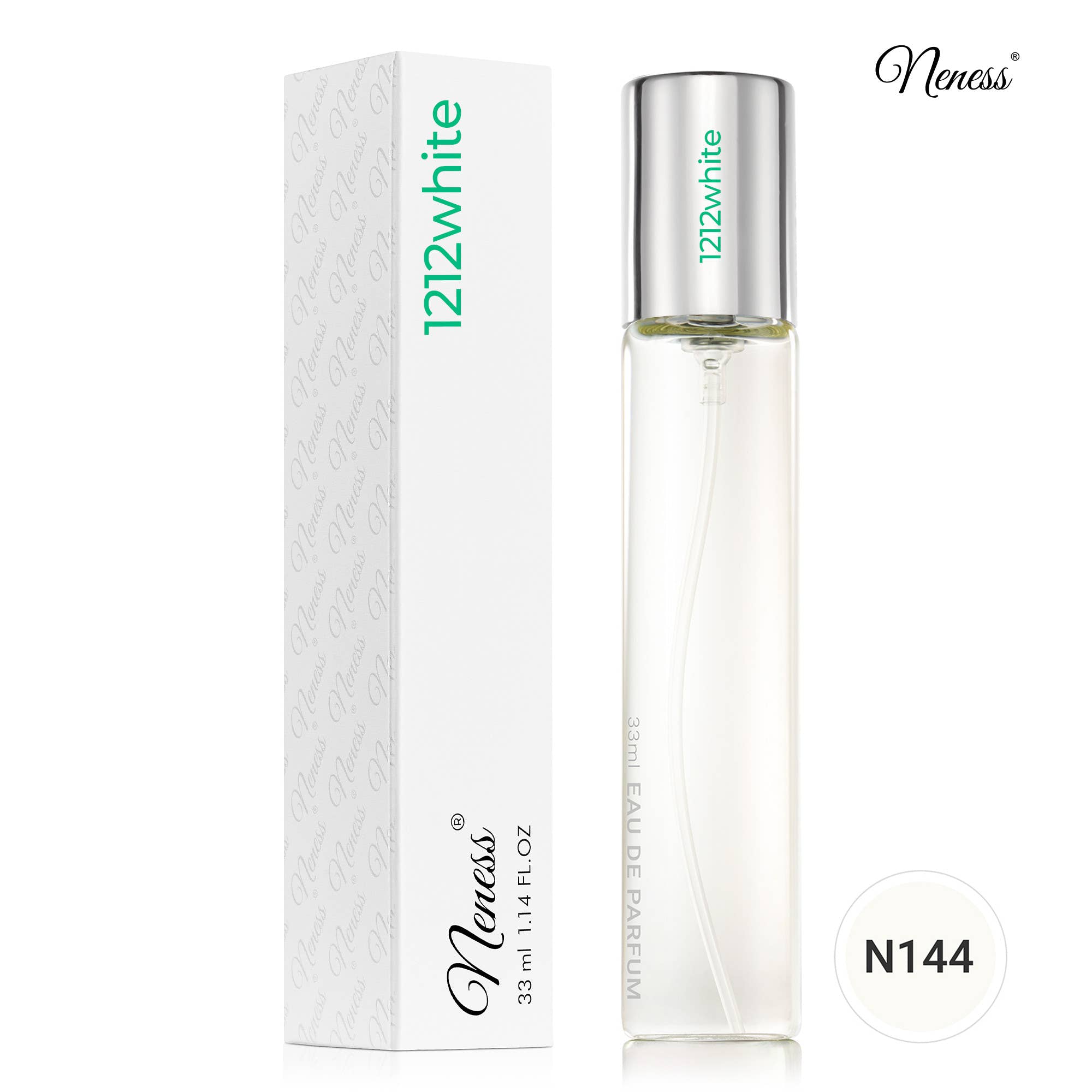 N144 - 1212 White 33 ml - zamiennik Lacoste L.12.12 Blanc