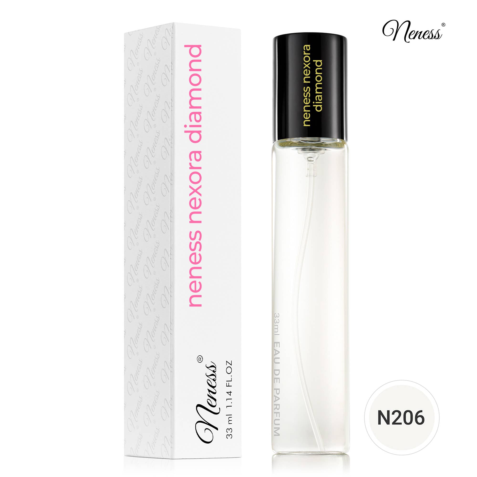 N206 - Neness Nexora Diamond 33 ml - zamiennik Lancome La Nuit Trésor Musc Diamant