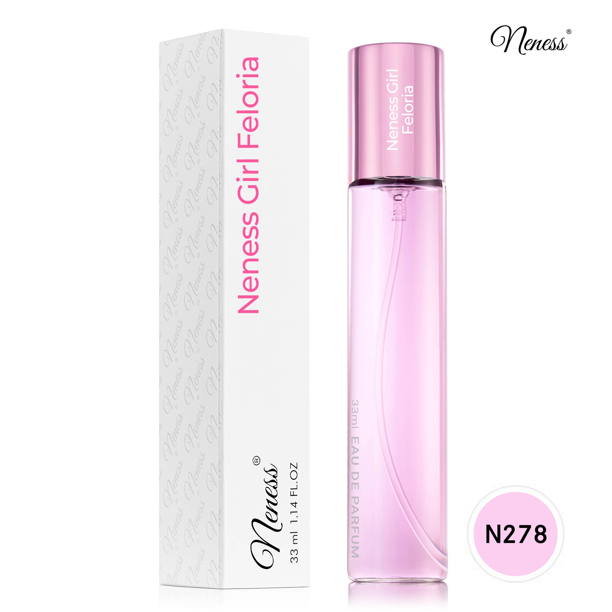 N278 - Neness Girl Feloria 33 ml - zamiennik Carolina Herrera Good Girl Blush
